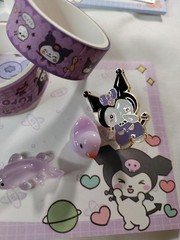 Sanrio Hello Kitty Stationery Memo Pad Washi Tape Stickers Enamel Pin and Charms