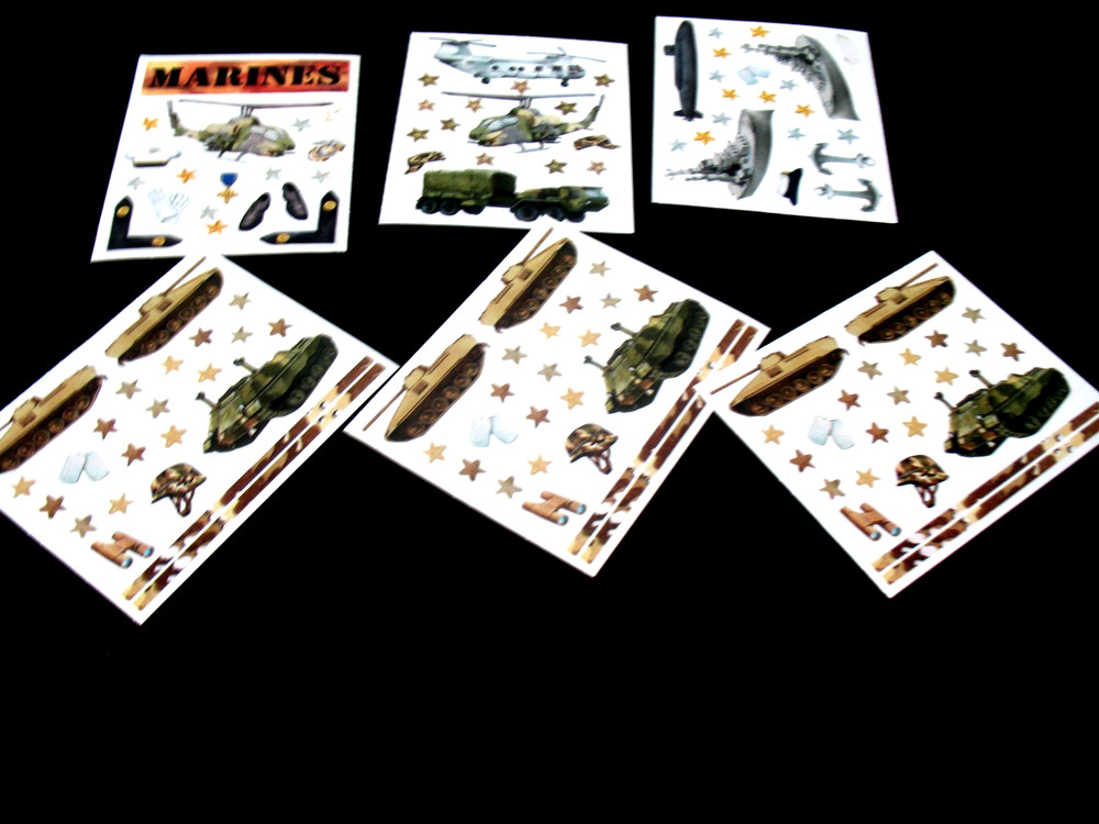 Army/Marines scrapbooking stickers Creative Memories-