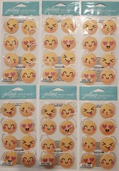 Lot of 6 packs JOLEE’S Boutique Emoji Tags with ties