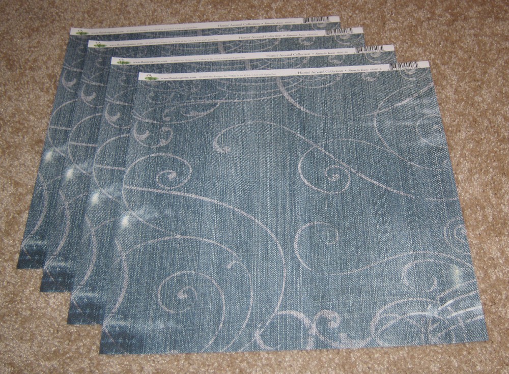 Flair Design Horsin’ Around Collection 12×12 Papers(4) ~ Favorite Jeans