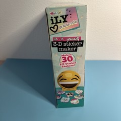 New iLY DIY 3D Sticker Maker Craft Kit with Sprinkles Glitter and Gems