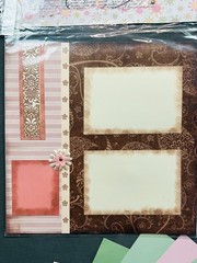 Girl Scrapbook Supply Lot Pink Pastel Paper Stickers Embellishments Card Making