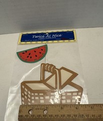 Ellison Designs «Twice As Nice» Laser Overlays Die Cuts With A View, Picnic, New