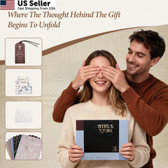 UPAFEXXI-Laminated Bible Tabs with Book Summaries(Gold Foil Summaries Gray