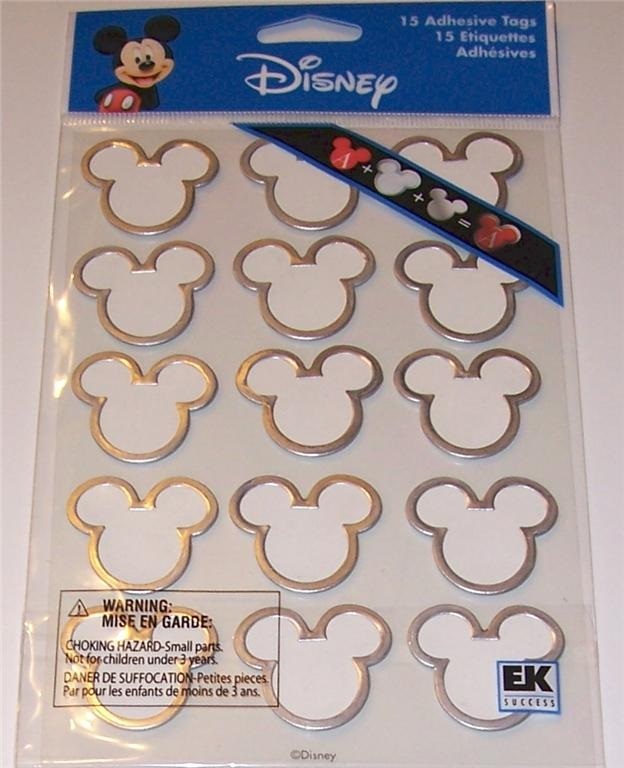 Disney 15 Mickey Icon Frame Stickers EK Success