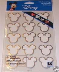 Disney 15 Mickey Icon Frame Stickers EK Success