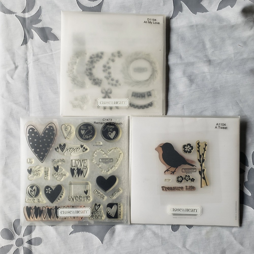 Close To My Heart Scrap Book Stickers 3 New Packets Read Description Of Packets