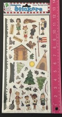 Prove Craft CAMP Stickers Clear Background TREES GRASS BORDER CAMPERS