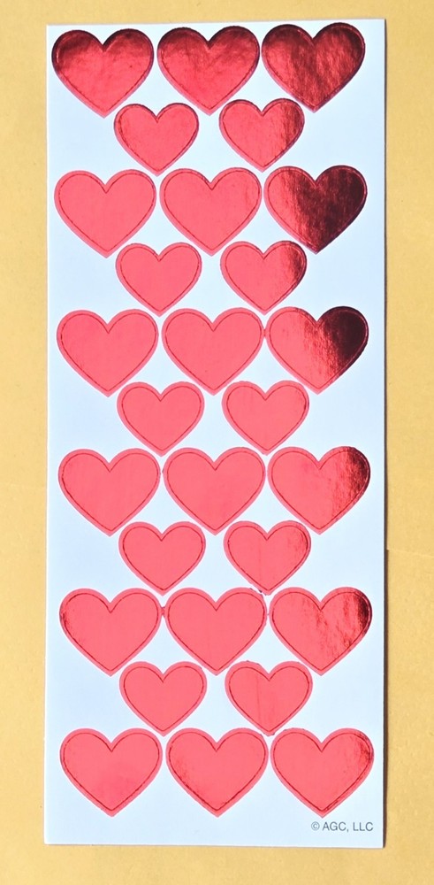 Love/ Heart Sticker Sheet