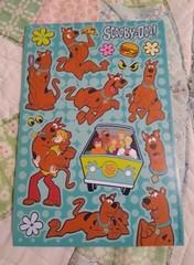 American Greetings Scooby-Doo & the Gang 102 Stickers (6 Sheets) with 2 Designs