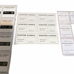 Large Assorted Sticker Lot (400+ Pieces) Scented Candle Labels • Food Labels