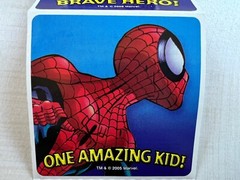 VTG Sandylion Spiderman stickers Lot Of 21 MediBadge RARE Stickers 2002, 04 2.5”
