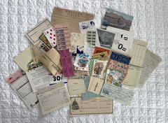 150+ pcs Vintage Ephemera Lot Junk Journal Paper Collage Mixed Media Destash