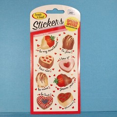 NEW Mello Smello Scratch ‘n Sniff Chocolates Scent Stickers Dessert Candy Cookie