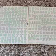 Creative Memories Making Memories Scrapbooking ABC/123 Sticker PC Letters Used