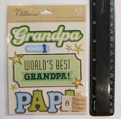 Grandpa Papa Scrapbooking Stickers by Life’s Little Occasions RARE