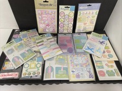 Newborn Baby Themed Dimensional Scrapbook Stickers Lot of 19 Daisy hill Etc