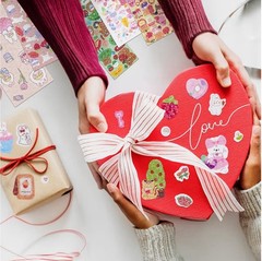 60Sheets Mixed Korean Cute Deco Photo Cards Scrapbook Stickers