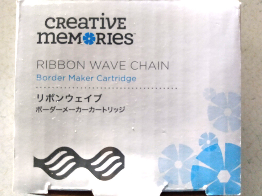 Creative Memories RIBBON WAVE CHAIN Border Maker Cartridge NEW NLA