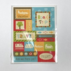 NEW Michaels Travel Vacation Road Trip Resort Scrapbooking 60 Stickers