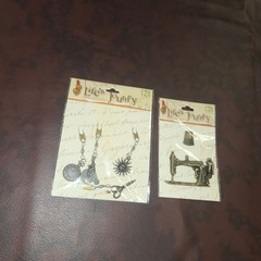 K&Company Life’s Journey Metal Art Scrapbooking Embellishments Lot of 9 Packs