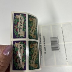 Standard Publishing Acid Free Christmas Blessings Stickers Peace Angels Stickers