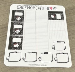 NEW Once More With Love ❤️ Foldover Composition Book Sticker Sheet OMWL Stickers