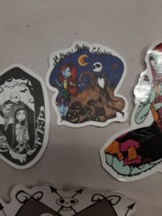 Lot of 4 Assorted Nightmare Before Christmas Stickers