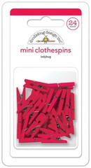 Doodlebug Embellishment Lot Mini Clothespins Add Dimension Projects 14 Colors