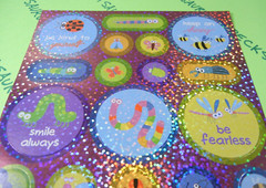 Butterflies & Insects Sticker Sheet Prismatic