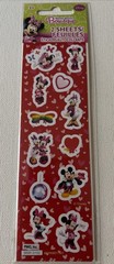 Disney Mickey Minnie Mouse And Friends Valentines Stickers 2 Sheets New