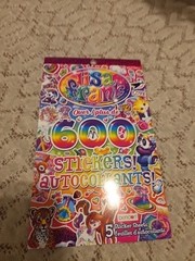 Lisa Frank Sticker Book 5 Sticker Sheets 600 Stickers Bendon New Booklet