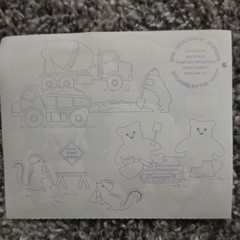 Mrs. Grossman’s Construction Vehicles Scrapbooking Sticker Sheet, Multicolor