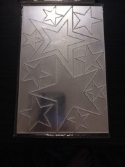 Star Pattern Adhesive Stickers Mirrors Design Three Sheets Included. Decorative