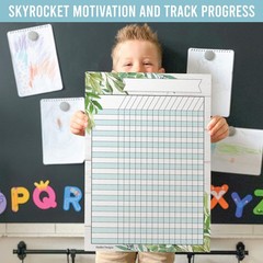 8 Charts Classroom Attendance, 11×17, Student Behavior, Homework Tracker Log