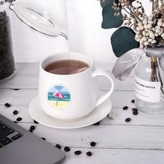 120PCS Hawaii Themed Stickers for Water Bottles, Summer Beach Scene Sticker Pack