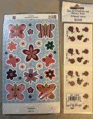 Ladybug Stickers Lot Of 2 Not Sealed Vintage READ