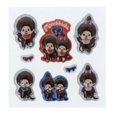 Japan Kawaii Monchhichi Puffy Sticker Sack Sticker Packet