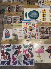 Large Lot Of Over 100 Packs For Crafting Stickers Scrapbooking Hobby DIY