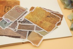 60pcs/pack washi Stickers Pack /vintage note themed Washi Stickers M02 TZB-L2 sa