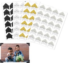 120 Pack Photo Corners Self-Adhesive Picture Corner Stickers for Scrapbooking