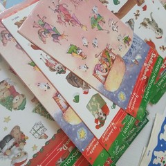 52 Packs Vintage stickety-doo-da stickers Christmas Collection Bundle