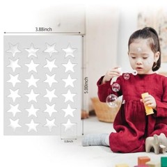 0.8″ Diameter Star Stickers – 720 Pcs, 30 Sheets – Reward 720 Pieces Silver