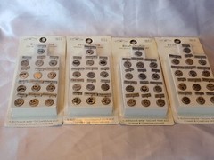 Karen Foster Brad-itudes Scrapbook Brads Lot 4 Sets Emoji Faces NIP