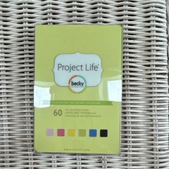 Becky Higgins Project Life Kiwi Edition 4×6 Textured Cards 60 Pack MPN 380274