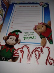 HTF Build-A-Bear Christmas Gift Guide With Stickers Collector’s 2012
