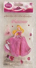 DISNEY PRINCESS AURORA 💎JEWELED 💎 15-Piece Scrapbooking Sticker Set-FREE SHPG