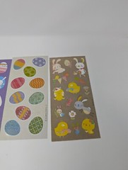 Hallmark and AGC Easter Theme Sticker Lot, 11 Sheets (2 Sealed Packs + 3)