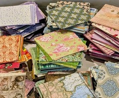 50 Pc. Mixed Lot Scrapbook Paper Cardstock Card Making Junk Journal Collage