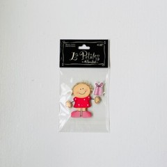 The Paper Studio La Petites Wooden Sticker Embellishments – Kids